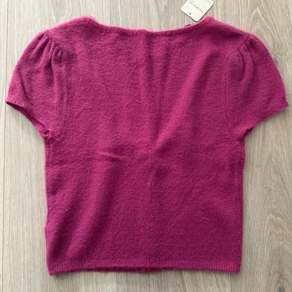 Free People Cropped Sweater - Open Back / Backless